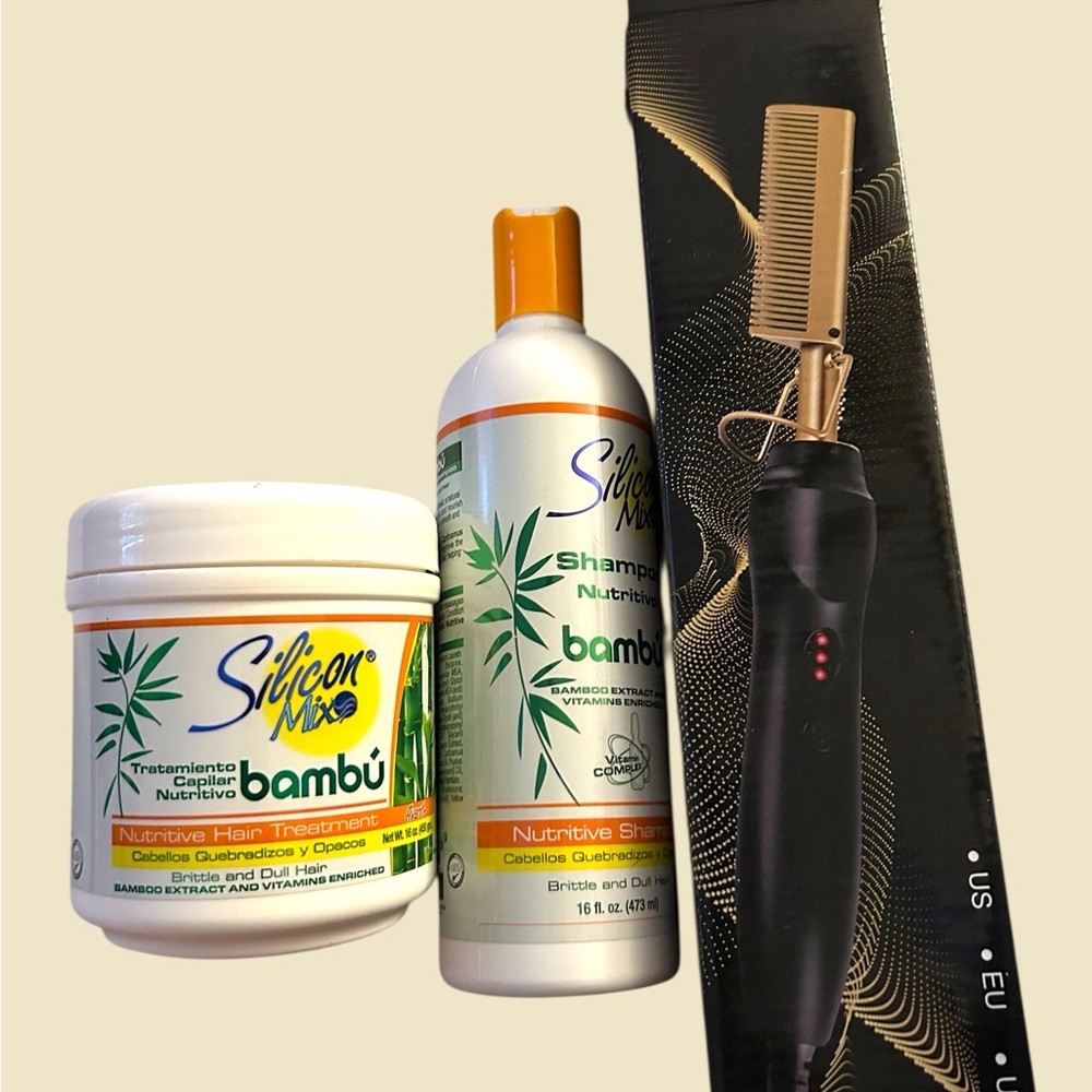 Silicon Mix Bambu Hair Treatment and Shampoo Set